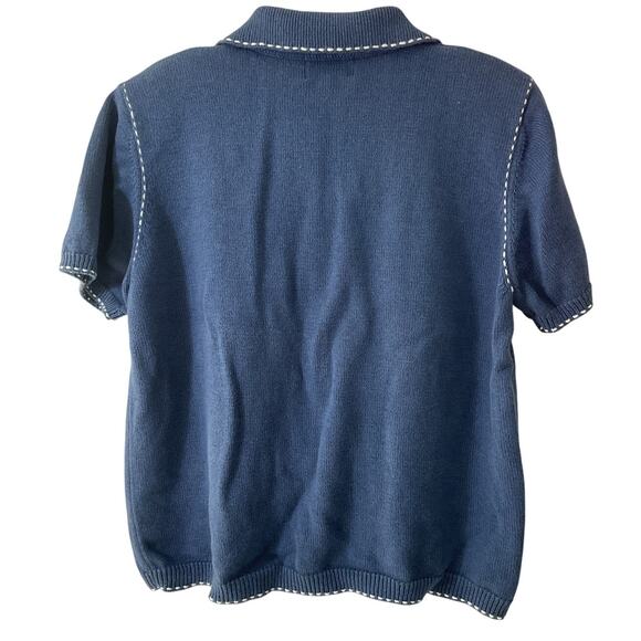 Vintage Alfred Dunner Large Cardigan Sweater Grandma Core - Picture 2 of 7